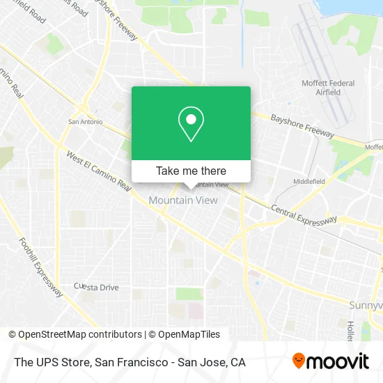 Mapa de The UPS Store