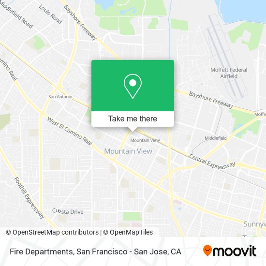 Fire Departments map