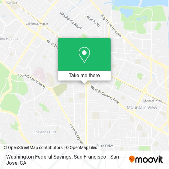 Washington Federal Savings map
