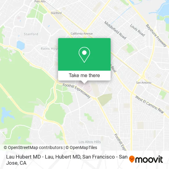 Lau Hubert MD - Lau, Hubert MD map