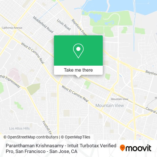 Mapa de Paranthaman Krishnasamy - Intuit Turbotax Verified Pro