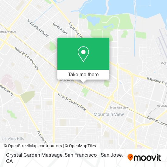 Mapa de Crystal Garden Massage