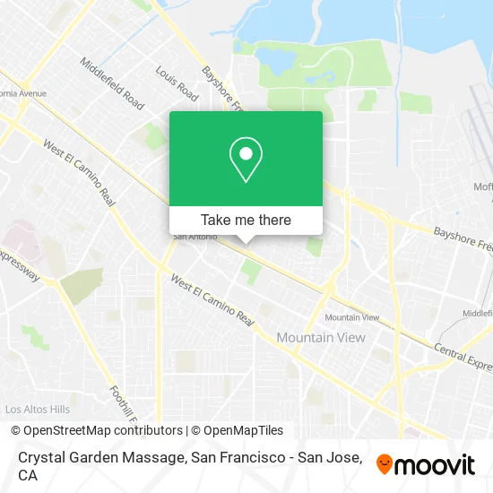 Mapa de Crystal Garden Massage
