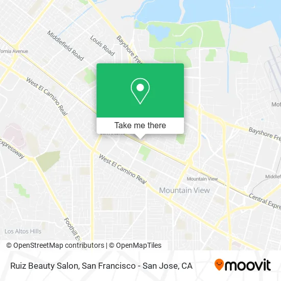 Mapa de Ruiz Beauty Salon