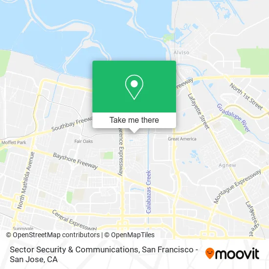 Sector Security & Communications map