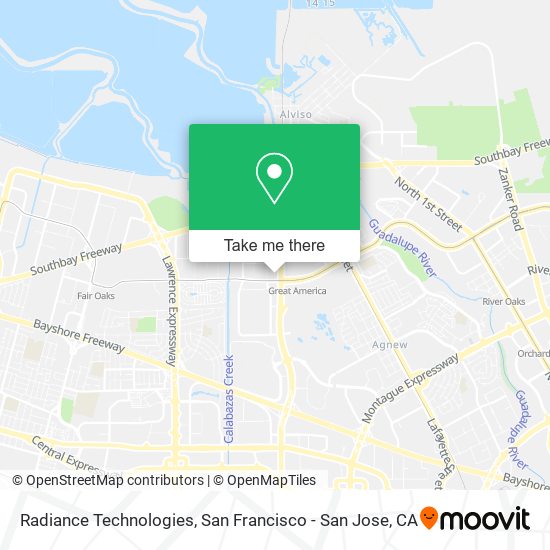 Mapa de Radiance Technologies