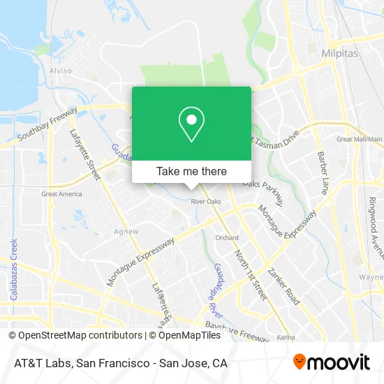 AT&T Labs map