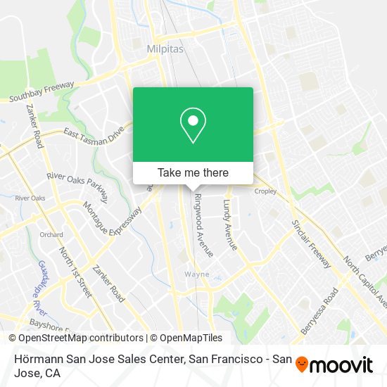 Hörmann San Jose Sales Center map
