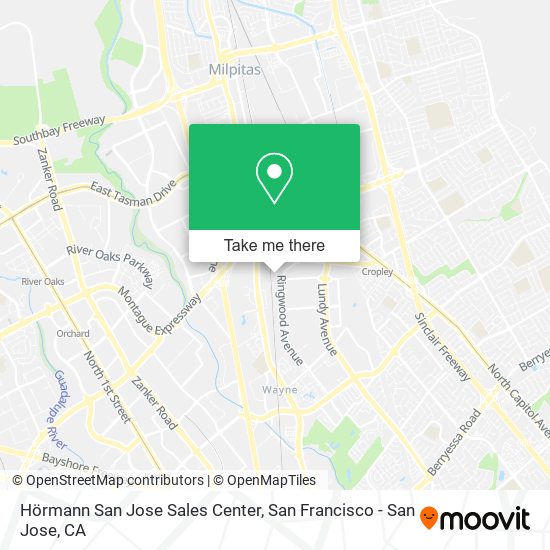 Mapa de Hörmann San Jose Sales Center