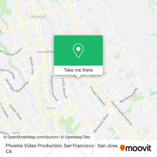 Phoenix Video Production map