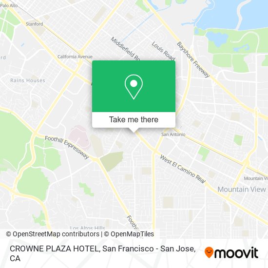 Mapa de CROWNE PLAZA HOTEL