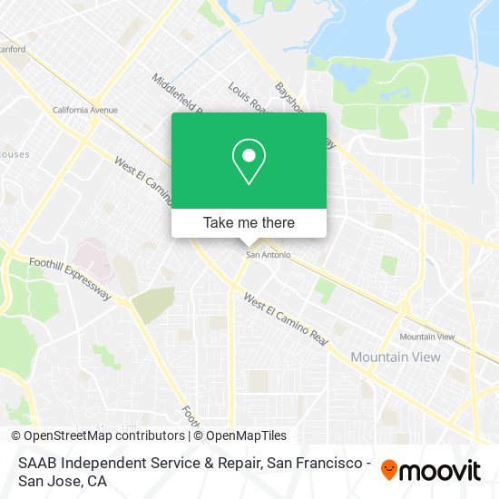 SAAB Independent Service & Repair map