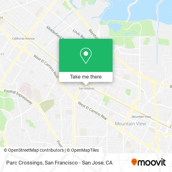 Mapa de Parc Crossings