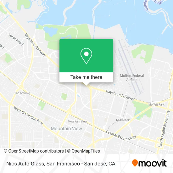 Nics Auto Glass map