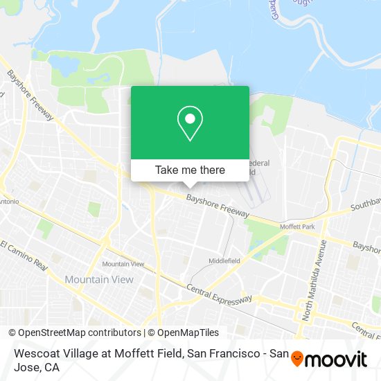 Wescoat Village at Moffett Field map
