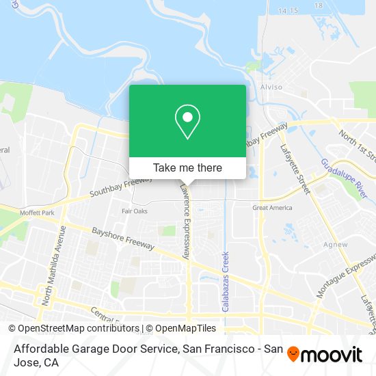 Mapa de Affordable Garage Door Service
