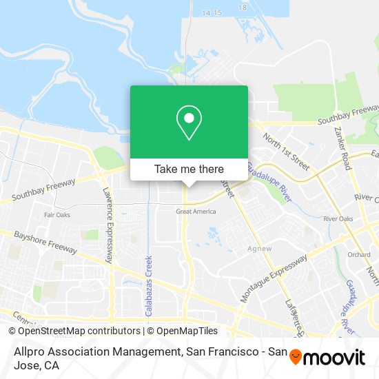 Allpro Association Management map