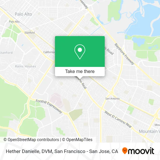 Hether Danielle, DVM map