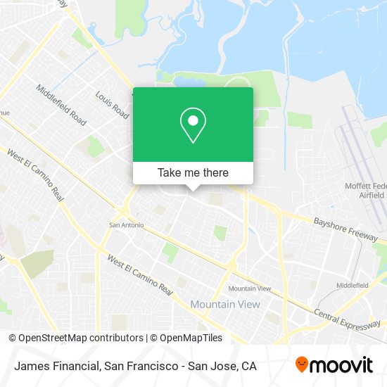 James Financial map