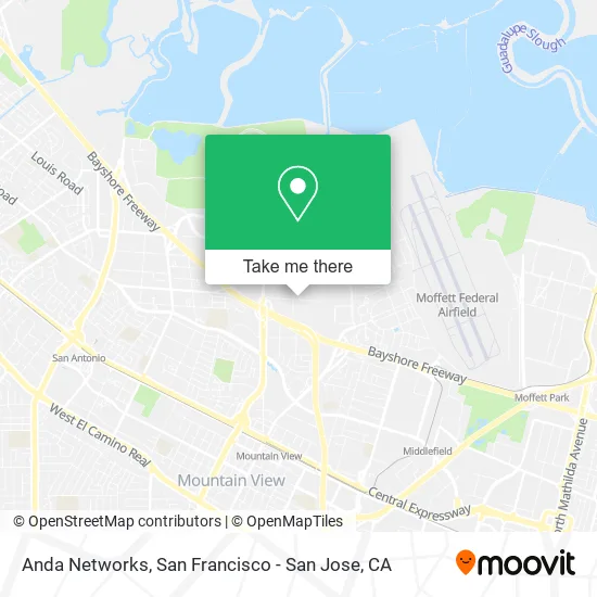 Mapa de Anda Networks