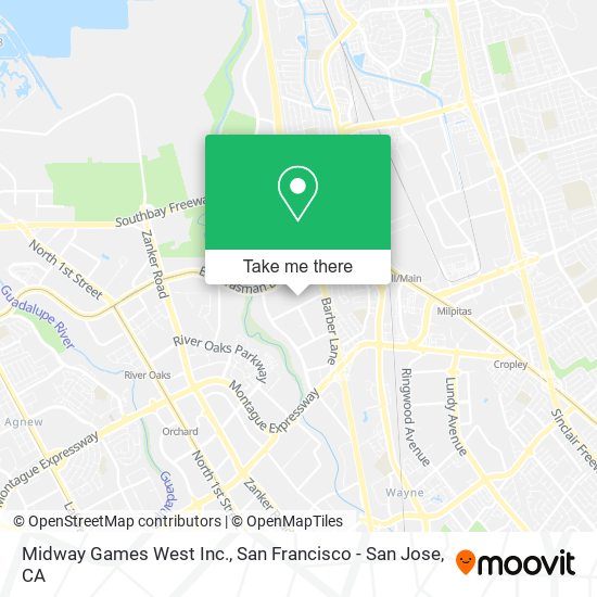 Mapa de Midway Games West Inc.