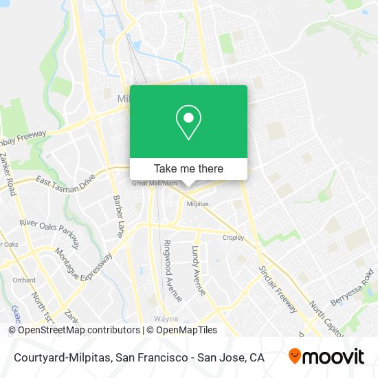 Mapa de Courtyard-Milpitas