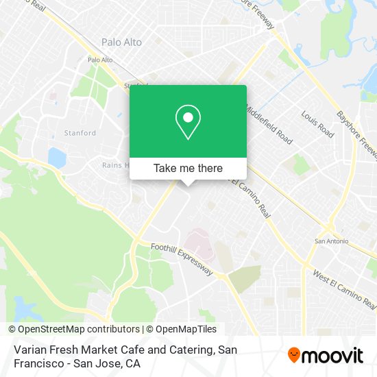 Varian Fresh Market Cafe and Catering map