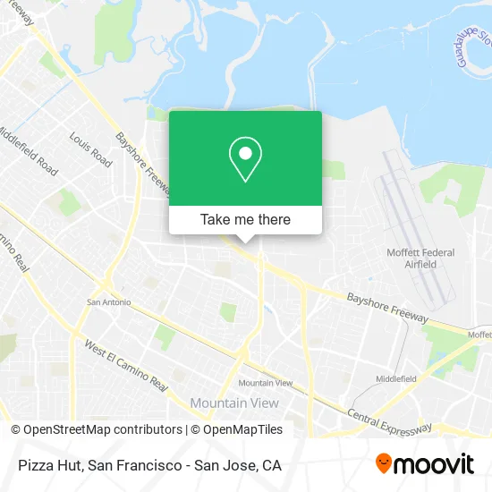 Mapa de Pizza Hut