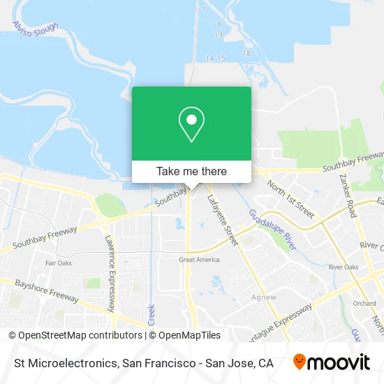 St Microelectronics map