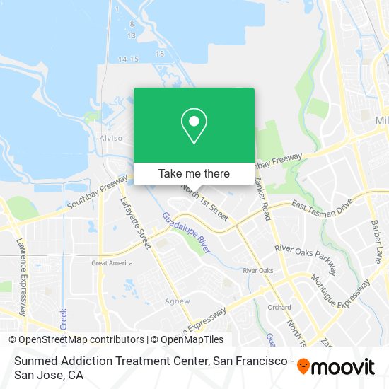 Sunmed Addiction Treatment Center map