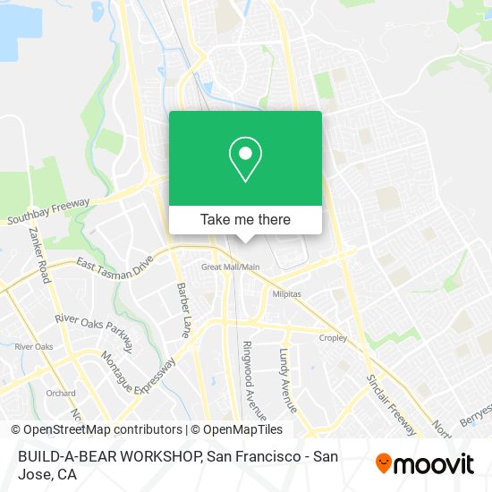 BUILD-A-BEAR WORKSHOP map