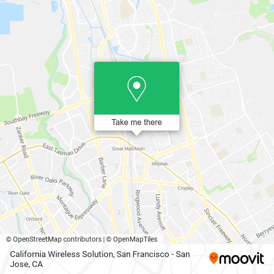 Mapa de California Wireless Solution