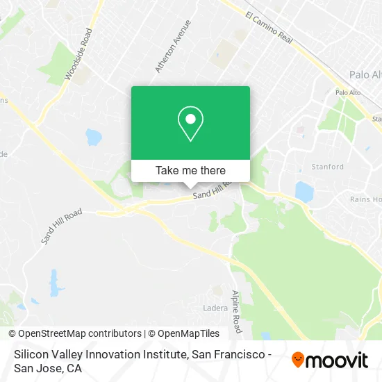 Silicon Valley Innovation Institute map