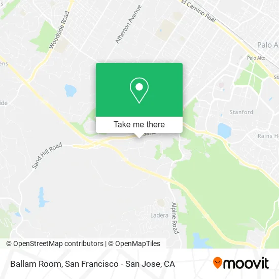Mapa de Ballam Room
