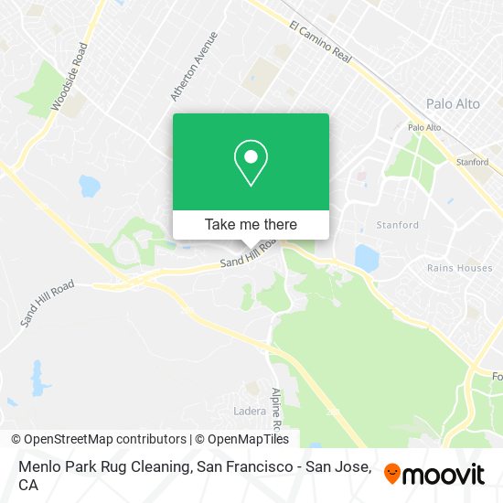 Menlo Park Rug Cleaning map