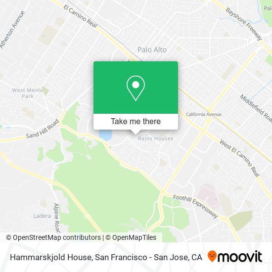 Mapa de Hammarskjold House