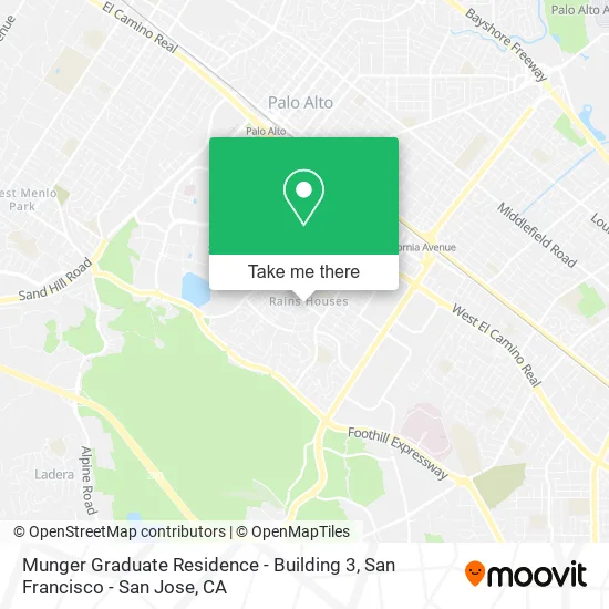Mapa de Munger Graduate Residence - Building 3