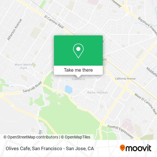 Olives Cafe map