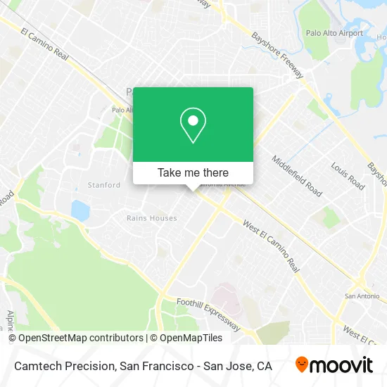 Camtech Precision map