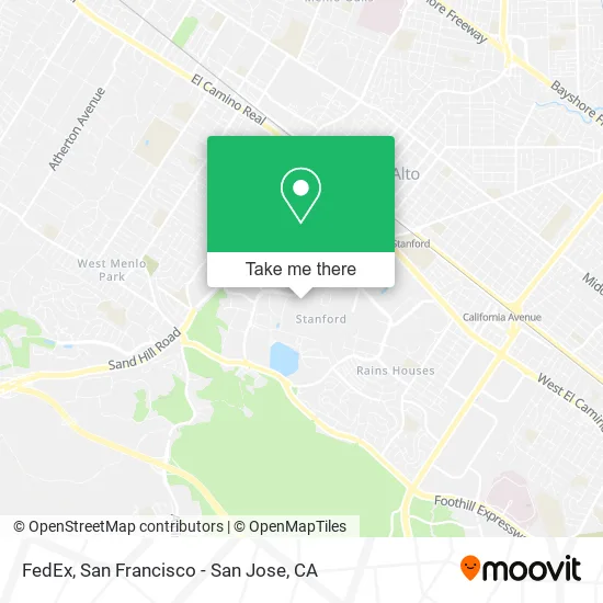 Mapa de FedEx