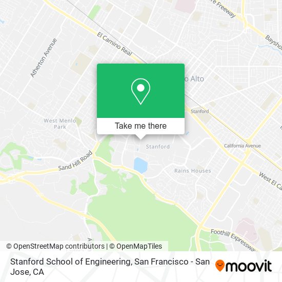 Mapa de Stanford School of Engineering