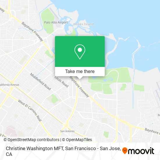 Christine Washington MFT map