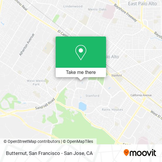 Mapa de Butternut
