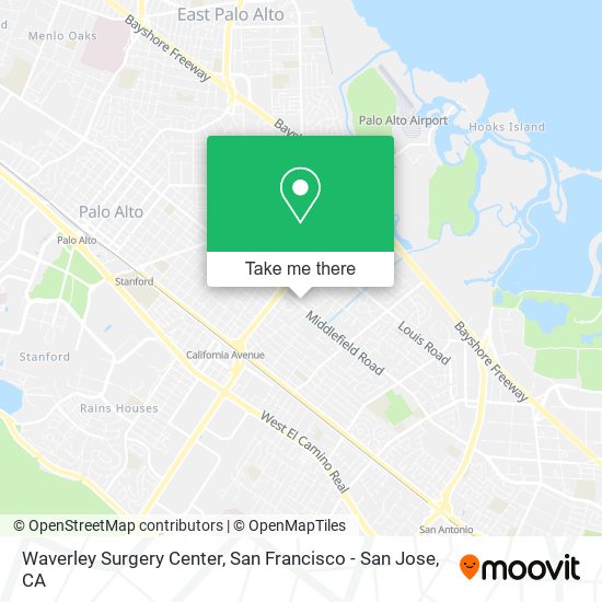 Mapa de Waverley Surgery Center