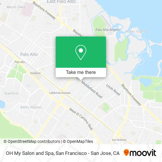 OH My Salon and Spa map
