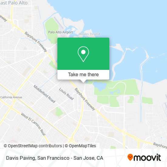 Mapa de Davis Paving