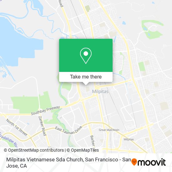 Mapa de Milpitas Vietnamese Sda Church