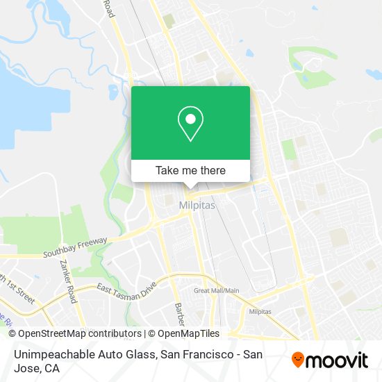 Mapa de Unimpeachable Auto Glass