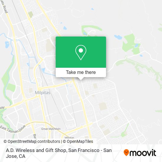 A.D. Wireless and Gift Shop map