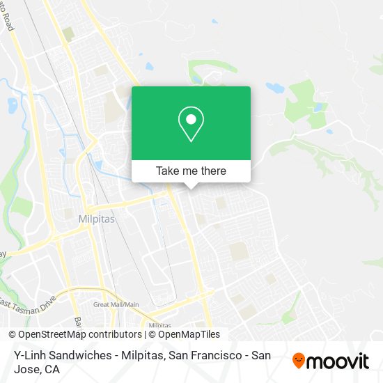 Y-Linh Sandwiches - Milpitas map